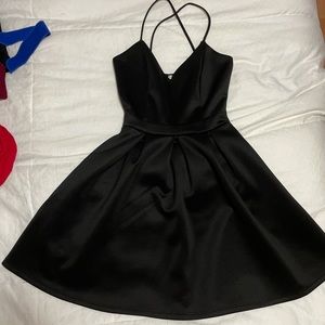 Black formal dress